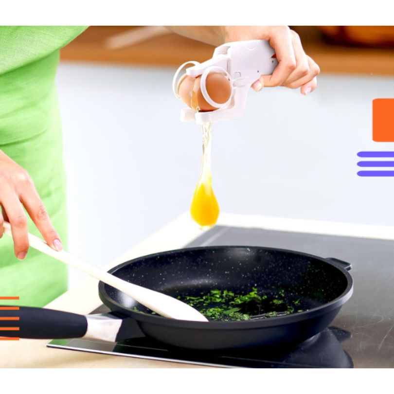 ™EggMaster Pro מפצח ביצים ומפריד חלבון וחלמון